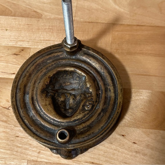 Antique Solid Brass Handcrafted Roman Design Door Knocker - Picture 4 of 6